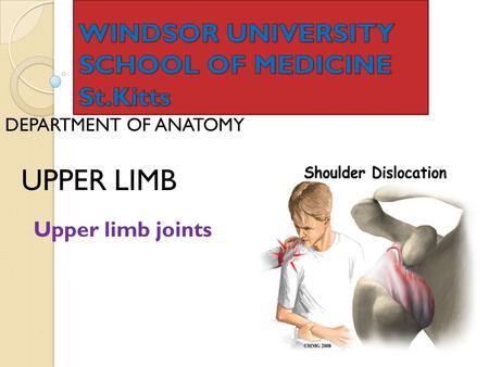 WINDSOR UNIVERSITY SCHOOL OF MEDICINE St.Kitts