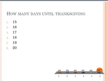 How many days until thanksgiving