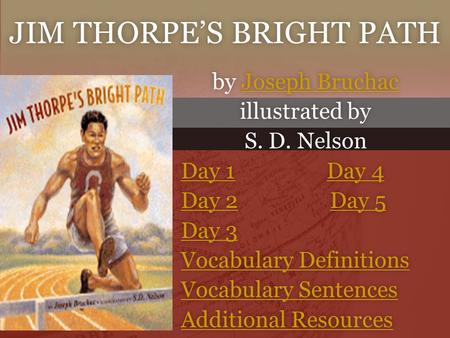 Jim Thorpe’s Bright Path