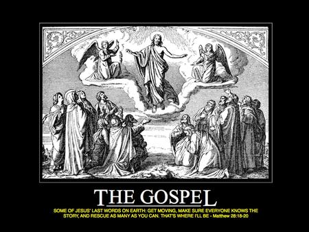 Matthew 28:16-20 The Great Commission 16 Then the eleven disciples went to Galilee, to the mountain where Jesus had told them to go. 17 When they saw.