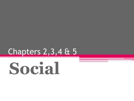 Chapters 2,3,4 & 5 Social. China Rural or agricultural society ▫Urban empire ruling a rural/peasant population ▫Small groups of people living far from.