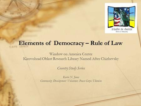 Elements of Democracy – Rule of Law