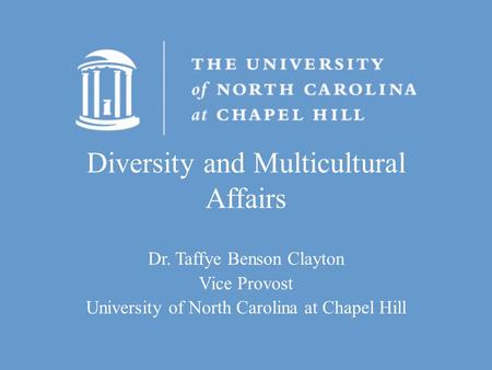 Diversity and Multicultural Affairs