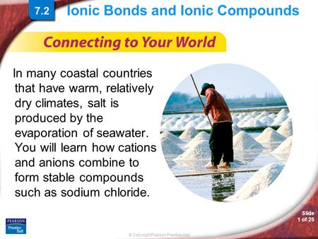 Ionic Bonds and Ionic Compounds