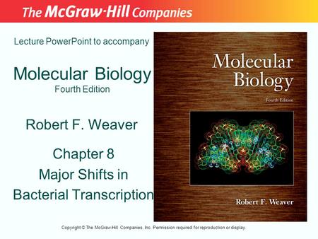 Molecular Biology Fourth Edition