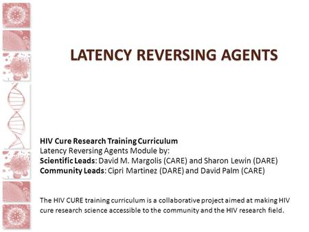 Latency reversing agents