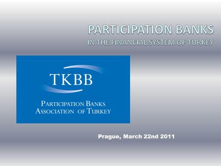 PARTICIPATION BANKS IN THE FINANCIAL SYSTEM OF TURKEY