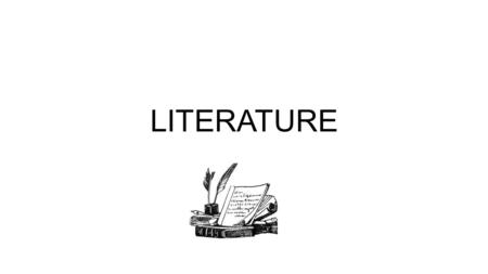 LITERATURE. To Ponder What according to you is literature? Harry potter, Charlie and the chocolate factory, Percy Jackson, Mahatma Gandhi’s autobiography,