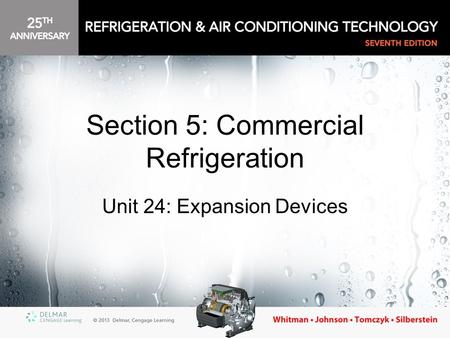 Section 5: Commercial Refrigeration