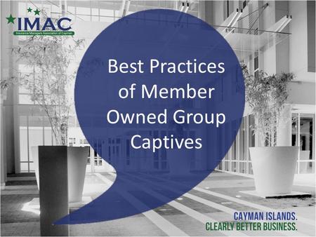 Best Practices of Member Owned Group Captives. Captive Resources, LLC George Rusu – Chairman & CEO Michael J. Kilbane – Co-CEO Nick Hentges – President.