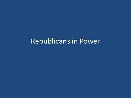 Republicans in Power. Warren G. Harding Wins the election of 1920, despite much of the population being dissatisfied with the candidates – Eugene V.