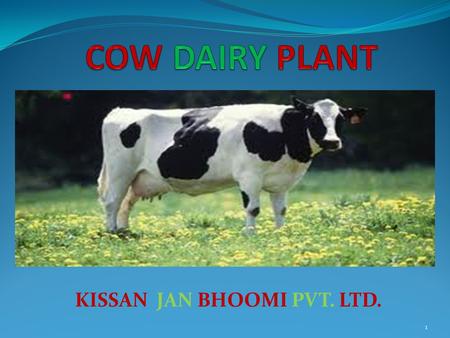 KISSAN JAN BHOOMI PVT. LTD. 1. 2 3 H.F-6. COW PHOTO 4.