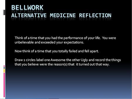  What do you think happens when 2 different medical ideologies compete for credibility and for patients?