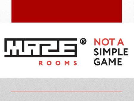 Maze Rooms : Authentic escape scenarios, a revolution in the future of entertainment.