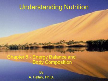 Understanding Nutrition