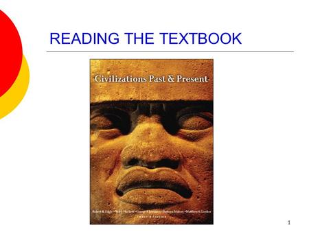 1 READING THE TEXTBOOK. 2 First-year Xavier men report almost unanimously that they are at least sometimes overwhelmed with both the volume and difficulty.