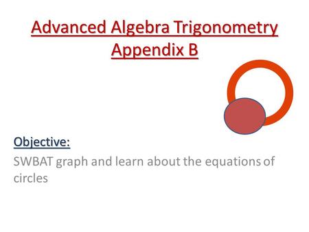 Advanced Algebra Trigonometry Appendix B