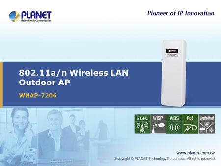 802.11a/n Wireless LAN Outdoor AP