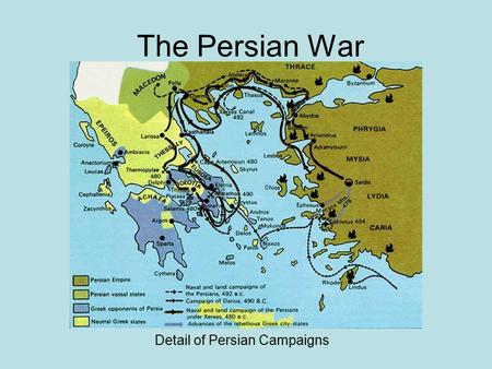 Detail of Persian Campaigns