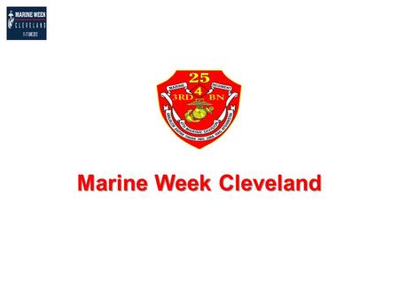 Marine Week Cleveland. Public Square MTVR Porta-Jons N S W E Blocked HMMWV LAV 25 AH1 UH1 M777 Blocked Food Vendors AAV M1A1 Porta-Jons AAV DOG DEMOS.