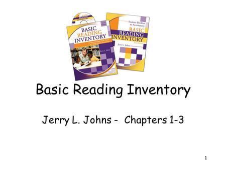 Basic Reading Inventory