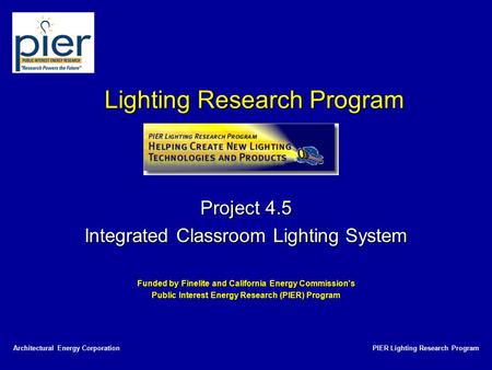 Lighting Research Program