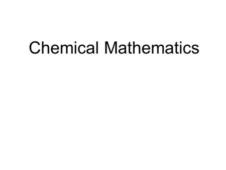 Chemical Mathematics Atomic Mass Atoms are so small, it is difficult to discuss how much they weigh in grams. Use atomic mass units. An atomic mass unit.