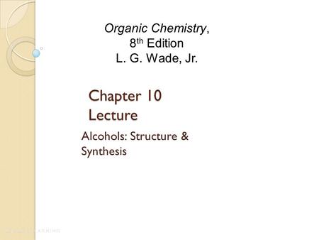 Alcohols: Structure & Synthesis