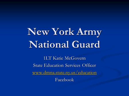 New York Army National Guard