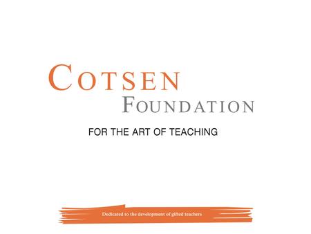 “If you are like me, you probably can think of one or two teachers in your lifetime that have changed how you view yourself and the world, and thus, helped.