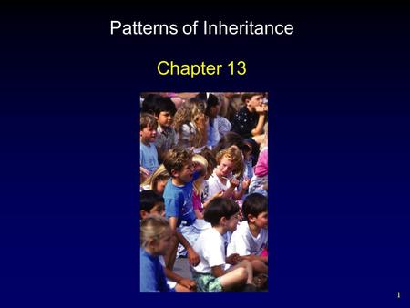 Patterns of Inheritance