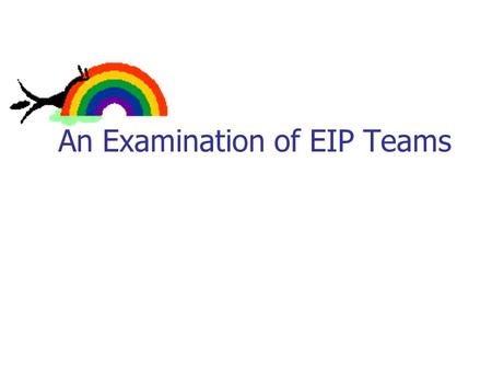 An Examination of EIP Teams. What Data Do We Collect? TA reports Student Data Participant Evaluations Words & Numbers Surveys State Data Current Research.