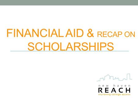 FINANCIAL AID & RECAP ON SCHOLARSHIPS. Why is this important? According to a Huffpost Poll, 62% of Americans cannot afford a public university education.