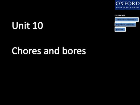 STATEMENTS affirmative statements negative statements practice.