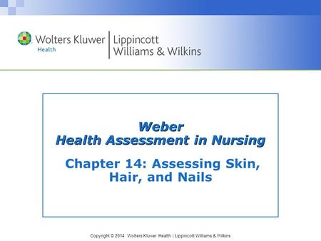 Weber Health Assessment in Nursing