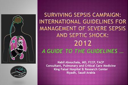 Nabil Abouchala, MD, FCCP, FACP Consultant, Pulmonary and Critical Care Medicine King Faisal Hospital & Research Center Riyadh, Saudi Arabia.