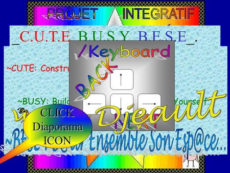 *** ~CUTE: Construir Unido Tu ~BUSY: Building United a for Yourself… *** * _C.U.T.E_B.U.S.Y_B.E.S.E_. CLICKDiaporamaICON.