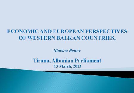  Relatively small and underdeveloped region ◦ Less than 20 million people ◦ GDP is 68.9 billion EUR (7% of EU10, 0.5% of EU27) ◦ GDP in PPP p.c. 7850.