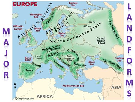 ALPS Located in south-central Europe, they extend for almost 700 miles in a crescent shape from the coastline of southern France (near Monaco) into Switzerland,