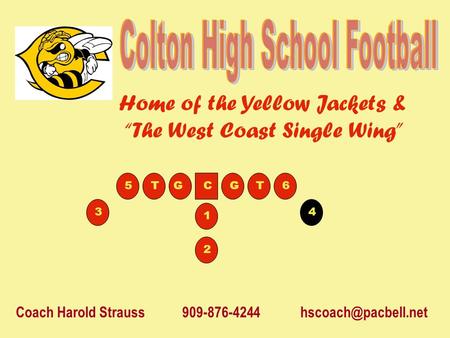 Colton High School Football