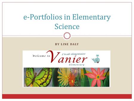 e-Portfolios in Elementary Science