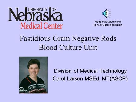 Fastidious Gram Negative Rods Blood Culture Unit