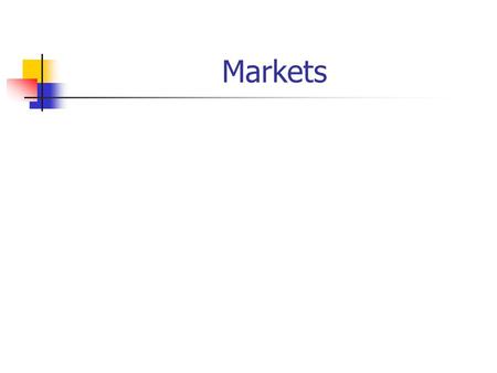 Markets. Recap: the Hobbesian dilemma Coercive solution to the problem of order has two problems Logical inconsistency Why would rational egoists surrender.