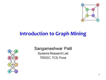 Introduction to Graph Mining