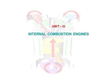 INTERNAL COMBUSTION ENGINES