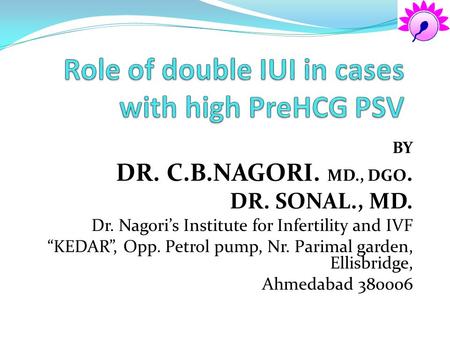 Role of double IUI in cases with high PreHCG PSV