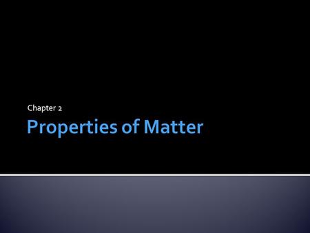 Chapter 2. 2.1  Pure Substances  Elements  Compounds  Mixtures  Solutions, Suspensions and Colloids.