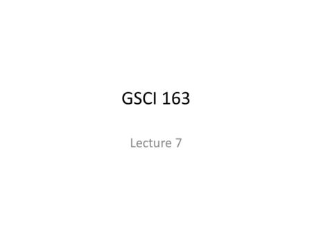 GSCI 163 Lecture 7. Review Elements combine in chemical reactions to produce new substances with different chemical properties. Balancing chemical equations.