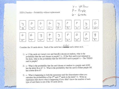 Experimental Probability Vs. Theoretical Probability