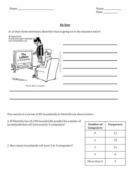 Bourque/Laughton Unit 1 – Day 1